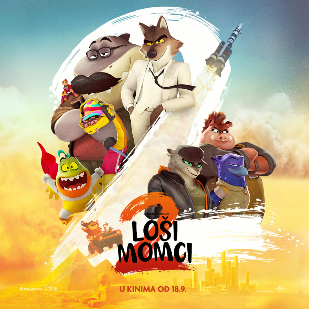Plakat za animirani film Loši momci 2