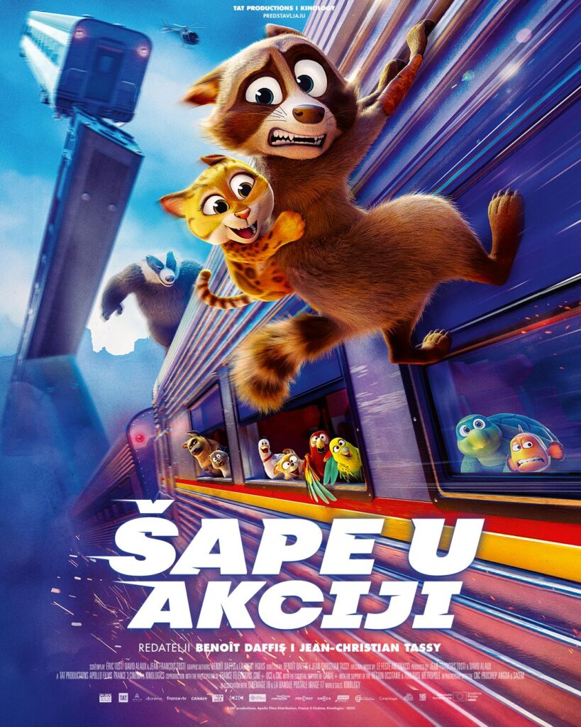 Plakat za animirani film Šape u akciji