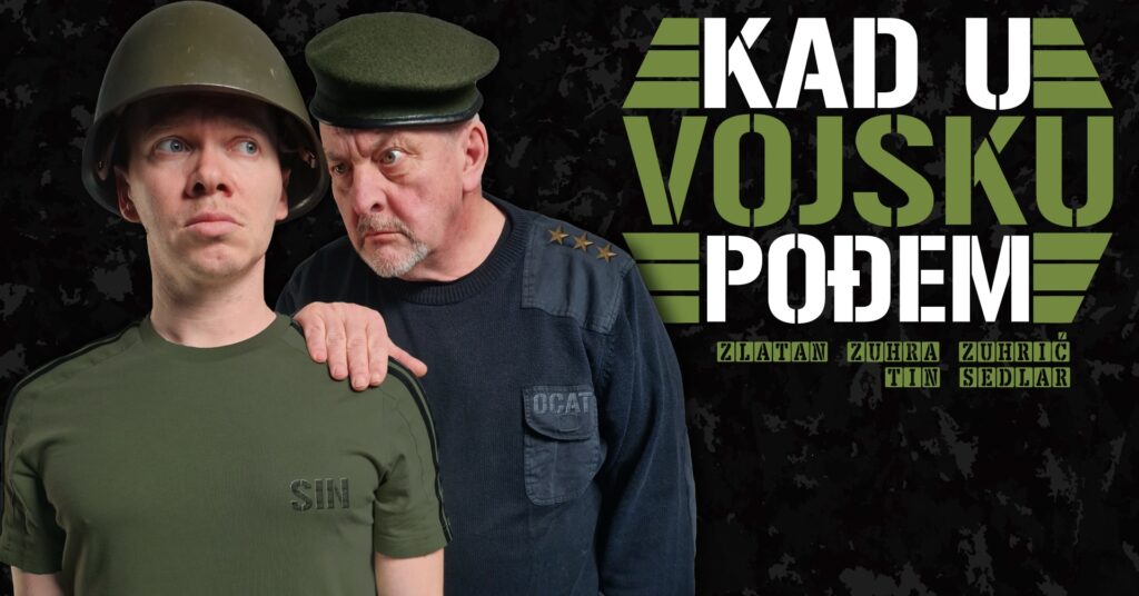 Baner za predstavu Kad u vojsku pođem
