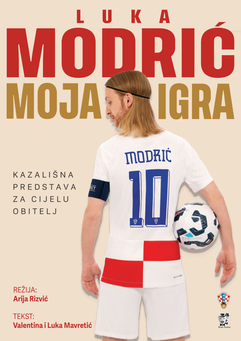 Plakat za predstavu Luka Modrić: Moja igra