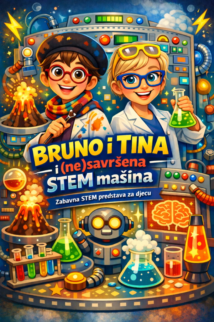 Plakat za predstavu Bruno i Tina